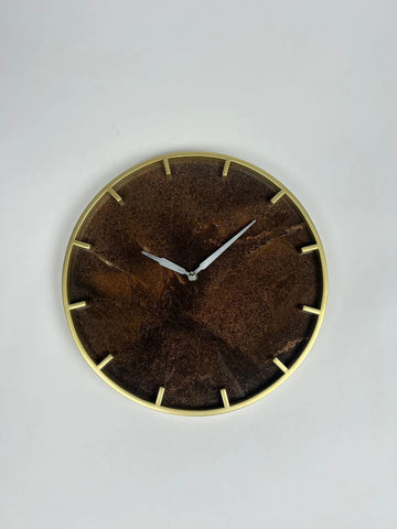 Dark Brown Wall Clock